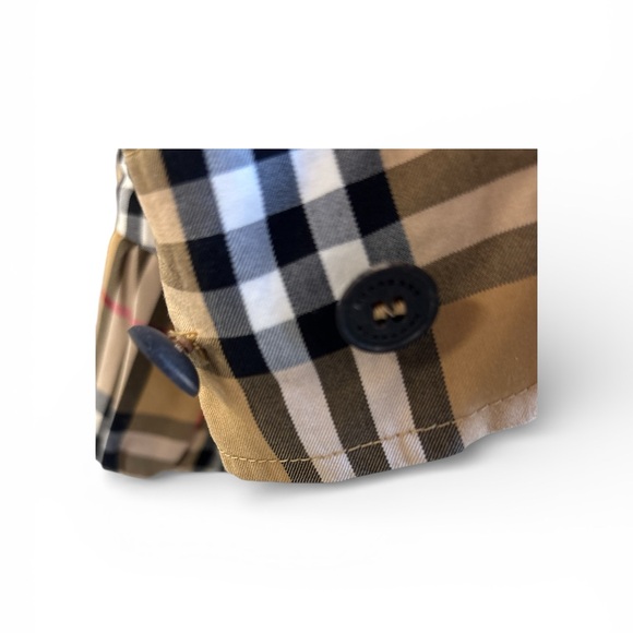 Burberry Tan Plaid Bomber Jacket - Picture 4 of 5